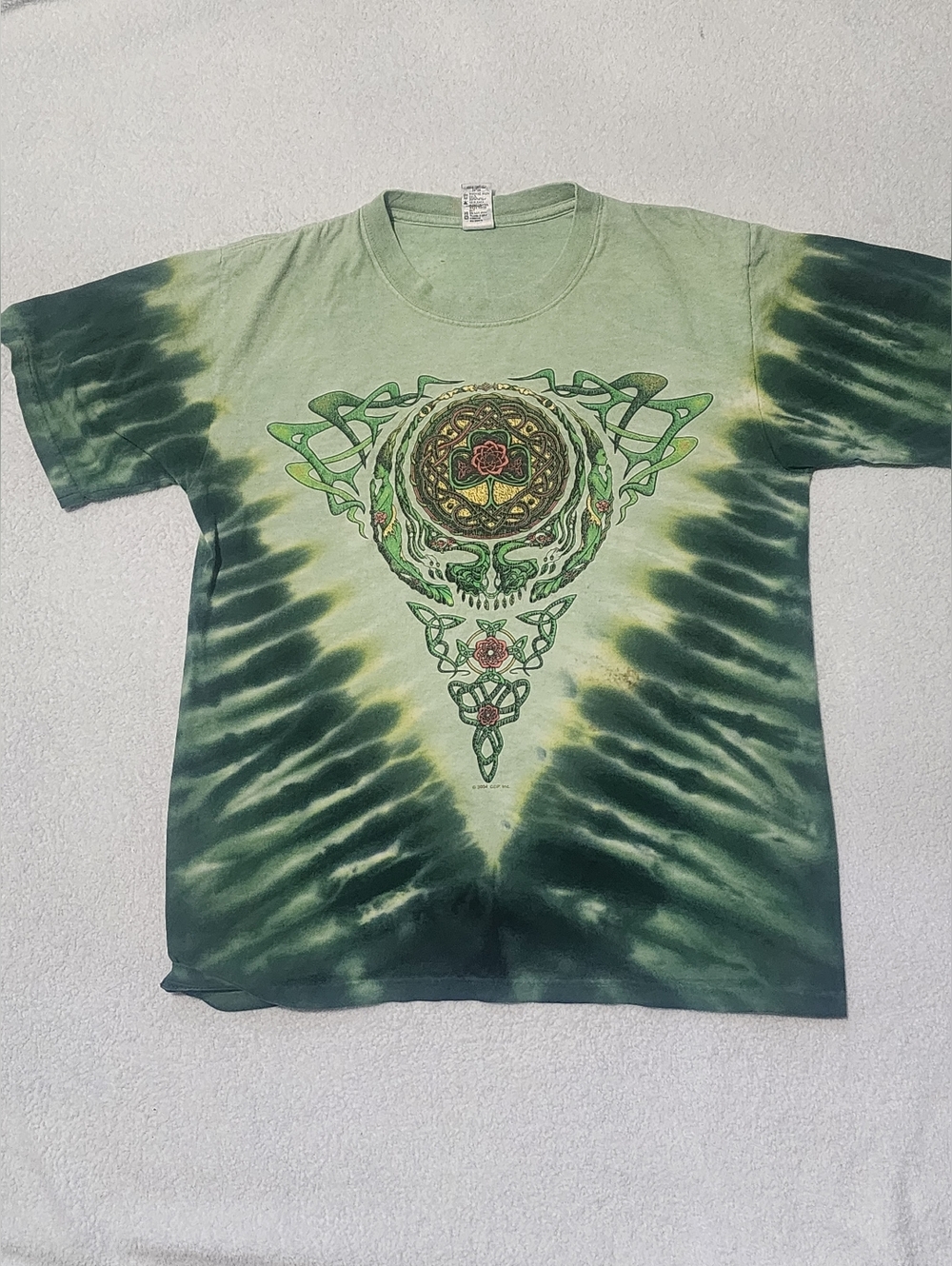 Vintage Grateful Dead Tie Dye T-Shirt Sundog  2004 Y2K